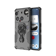 Nothing Phone (3) Hoesje - MobyDefend Dubbelgelaagde Pantsercase Met Standaard - Zwart