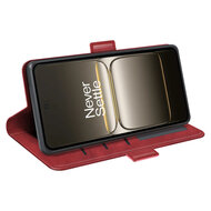 OnePlus Nord CE 5 Hoesje - MobyDefend Luxe Wallet Book Case (Sluiting Zijkant) - Rood