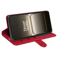 OnePlus Nord CE 5 Hoesje - MobyDefend Wallet Book Case (Sluiting Achterkant) - Rood