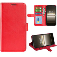 OnePlus Nord CE 5 Hoesje - MobyDefend Wallet Book Case (Sluiting Achterkant) - Rood