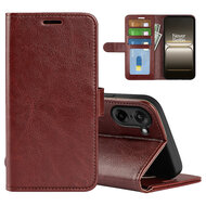 OnePlus Nord CE 5 Hoesje - MobyDefend Wallet Book Case (Sluiting Achterkant) - Bruin