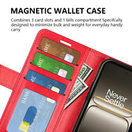 OnePlus Nord CE 5 Hoesje - MobyDefend Wallet Book Case (Sluiting Achterkant) - Zwart