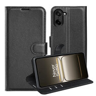 OnePlus Nord CE 5 Hoesje - MobyDefend Kunstleren Wallet Book Case (Sluiting Voorkant) - Zwart