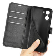 OnePlus Nord CE 5 Hoesje - MobyDefend Kunstleren Wallet Book Case (Sluiting Voorkant) - Zwart