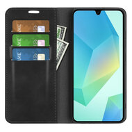 Samsung Galaxy A17 / A18 Hoesje - MobyDefend Luxe Wallet Bookcase (Magnetische Sluiting) - Zwart