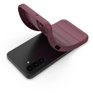 Samsung Galaxy A17 / A18 Hoesje - MobyDefend TPU Gripcase - Donkerpaars