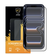 iPhone 17 Pro Screenprotector - MobyDefend Screensaver Met Zwarte Randen - Gehard Glas 
