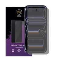 MobyDefend iPhone 17 Pro Screenprotector - Matte Privacy Glass Screensaver
