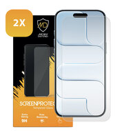 2-Pack iPhone Air Screenprotectors - MobyDefend Case-Friendly Screensavers - Gehard Glas