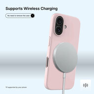 iPhone 16 Hoesje - MobyDefend Matte Siliconen Backcover - Roze