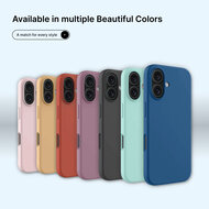 iPhone 16 Hoesje - MobyDefend Matte Siliconen Backcover - Roze