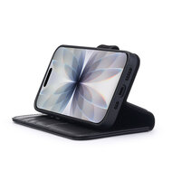 iPhone 17 Hoesje - Luxe Leren MobyDefend Wallet Bookcase - Zwart