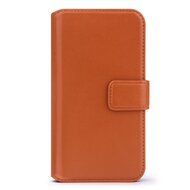 iPhone 17 Pro Hoesje - Luxe Leren MobyDefend Wallet Bookcase - Bruin