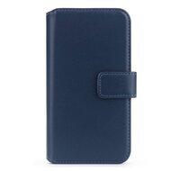 iPhone 17 Pro Max Hoesje - Luxe Leren MobyDefend Wallet Bookcase - Blauw