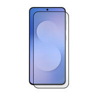 Samsung Galaxy S25 FE Screenprotector - MobyDefend Screensaver Met Zwarte Randen - Gehard Glas 