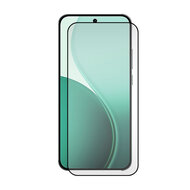 Oppo Reno14 Screenprotector - MobyDefend Screensaver Met Zwarte Randen - Gehard Glas 