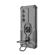 Xiaomi Redmi 15 5G Hoesje - MobyDefend Dubbelgelaagde Pantsercase Met Standaard - Roze