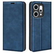 Oppo Reno14 Hoesje - MobyDefend Luxe Wallet Bookcase (Magnetische Sluiting) - Blauw