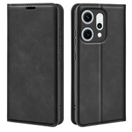 Oppo Reno14 Hoesje - MobyDefend Luxe Wallet Bookcase (Magnetische Sluiting) - Zwart