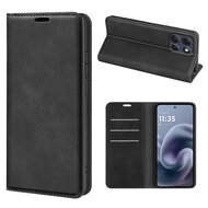 Motorola Moto G86 Power Hoesje - MobyDefend Luxe Wallet Bookcase (Magnetische Sluiting) - Zwart
