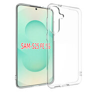 Samsung Galaxy S25 FE Hoesje - MobyDefend Transparante TPU Backcover - Volledig Doorzichtig