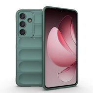 Samsung Galaxy S25 FE Hoesje - MobyDefend TPU Gripcase - Groen