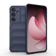 Samsung Galaxy S25 FE Hoesje - MobyDefend TPU Gripcase - Blauw