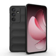 Samsung Galaxy S25 FE Hoesje - MobyDefend TPU Gripcase - Zwart