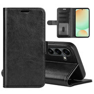 Samsung Galaxy S25 FE Hoesje - MobyDefend Wallet Book Case (Sluiting Achterkant) - Zwart