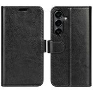Samsung Galaxy S25 FE Hoesje - MobyDefend Wallet Book Case (Sluiting Achterkant) - Zwart