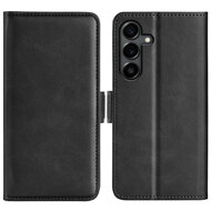 Samsung Galaxy S25 FE Hoesje - MobyDefend Luxe Wallet Book Case (Sluiting Zijkant) - Zwart