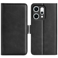 Oppo Reno14 Hoesje - MobyDefend Luxe Wallet Book Case (Sluiting Zijkant) - Zwart