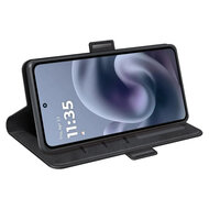 Motorola Moto G86 Power Hoesje - MobyDefend Luxe Wallet Book Case (Sluiting Zijkant) - Zwart