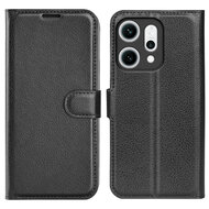 Oppo Reno14 Hoesje - MobyDefend Kunstleren Wallet Book Case (Sluiting Voorkant) - Zwart