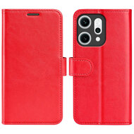 Oppo Reno14 Hoesje - MobyDefend Wallet Book Case (Sluiting Achterkant) - Rood