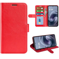 Motorola Moto G86 Power Hoesje - MobyDefend Wallet Book Case (Sluiting Achterkant) - Rood