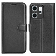 Oppo Reno14 F / Oppo Reno14 FS Hoesje - MobyDefend Kunstleren Wallet Book Case (Sluiting Voorkant) - Zwart
