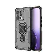 Oppo Reno14 Hoesje - MobyDefend Dubbelgelaagde Pantsercase Met Standaard - Blauw