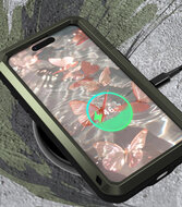 iPhone 17 Hoes - Love Mei Metalen Case - Extreme Protection - Zwart