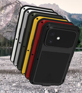 iPhone 17 Hoes - Love Mei Metalen Case - Extreme Protection - Groen