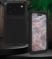 iPhone 17 Pro Hoes - Love Mei Metalen Case - Extreme Protection - Groen
