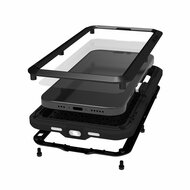 iPhone 17 Pro Hoes - Love Mei Metalen Case - Extreme Protection - Groen