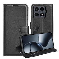 Xiaomi 15T Pro Hoesje - MobyDefend Kunstleren Wallet Book Case (Sluiting Voorkant) - Zwart