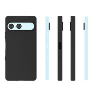 Sony Xperia 10 VII Hoesje - MobyDefend TPU Backcover - Mat Zwart