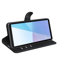 Sony Xperia 10 VII Hoesje - MobyDefend Kunstleren Wallet Book Case (Sluiting Voorkant) - Zwart