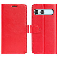 Sony Xperia 10 VII Hoesje - MobyDefend Wallet Book Case (Sluiting Achterkant) - Rood