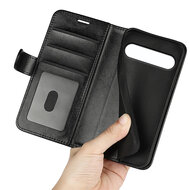 Sony Xperia 10 VII Hoesje - MobyDefend Wallet Book Case (Sluiting Achterkant) - Zwart