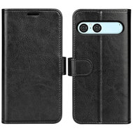 Sony Xperia 10 VII Hoesje - MobyDefend Wallet Book Case (Sluiting Achterkant) - Zwart