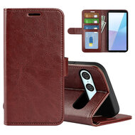 Sony Xperia 10 VII Hoesje - MobyDefend Wallet Book Case (Sluiting Achterkant) - Bruin