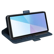 Sony Xperia 10 VII Hoesje - MobyDefend Luxe Wallet Book Case (Sluiting Zijkant) - Blauw